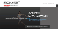 Desktop Screenshot of mocap-dancer.com