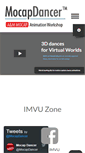 Mobile Screenshot of mocap-dancer.com